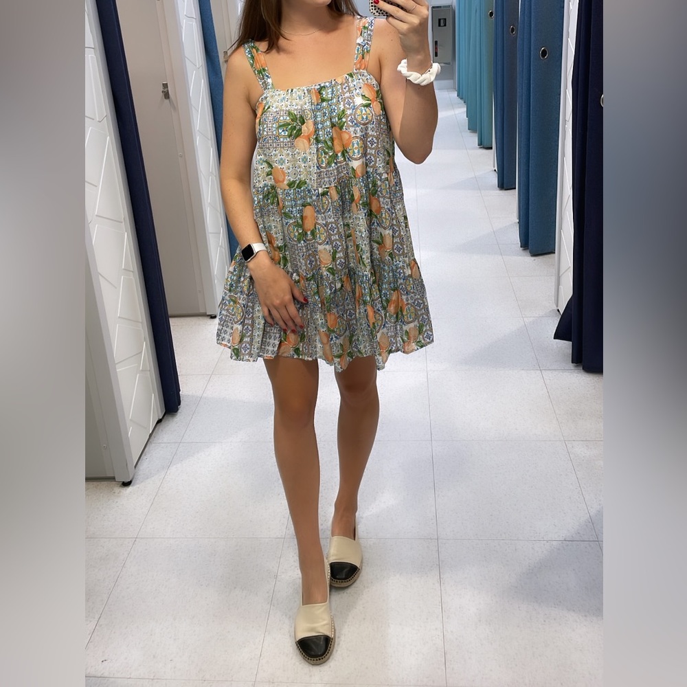 Lemon Decorative Italian Dress